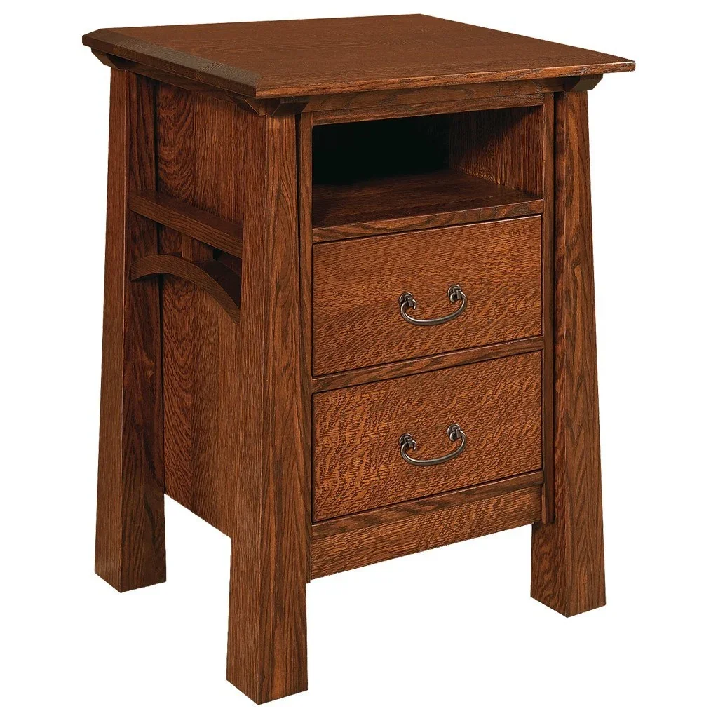 ARTESA 2 DRAWER WITH OPENING NIGHTSTAND