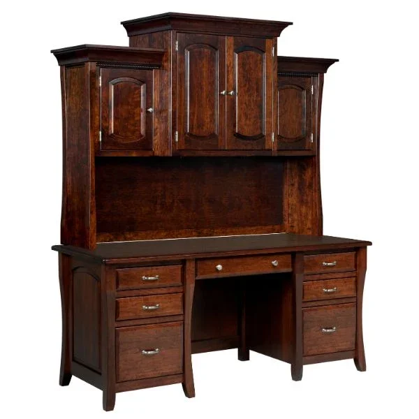 BERKLEY DESK WITH HUTCH TOP